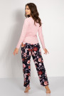 Hipoalerginė Pižama Chance  Pink-Navy–LiviaCorsetti LT–Pižamos moterims