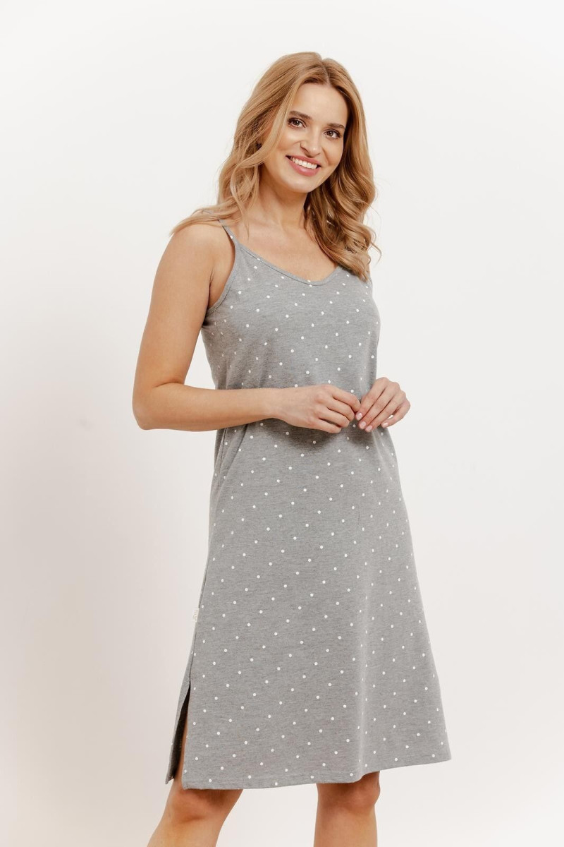 Naktiniai marškiniai Karen 3420 Pilka melandžas