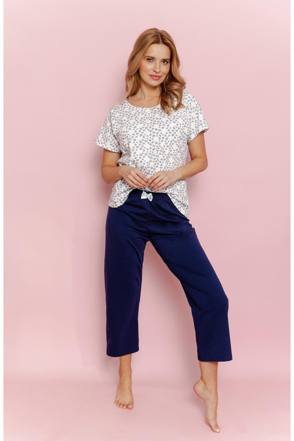 Pižama Demi 3418 - balta