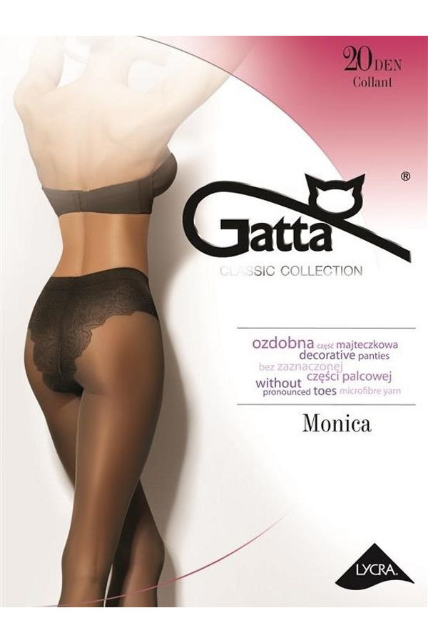 Pėdkelnės Monica 20DEN - pilka