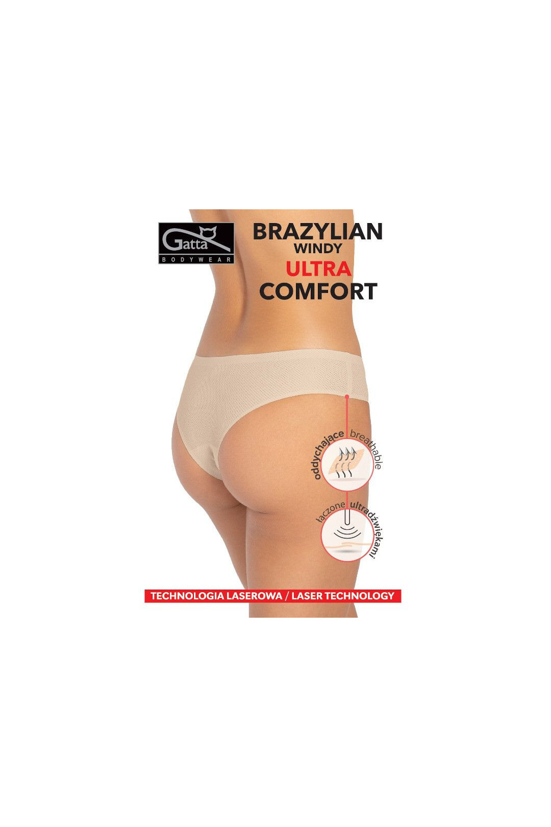 Kelnaitės Braziliško kirpimo Windy Ultra comfort Smėlio