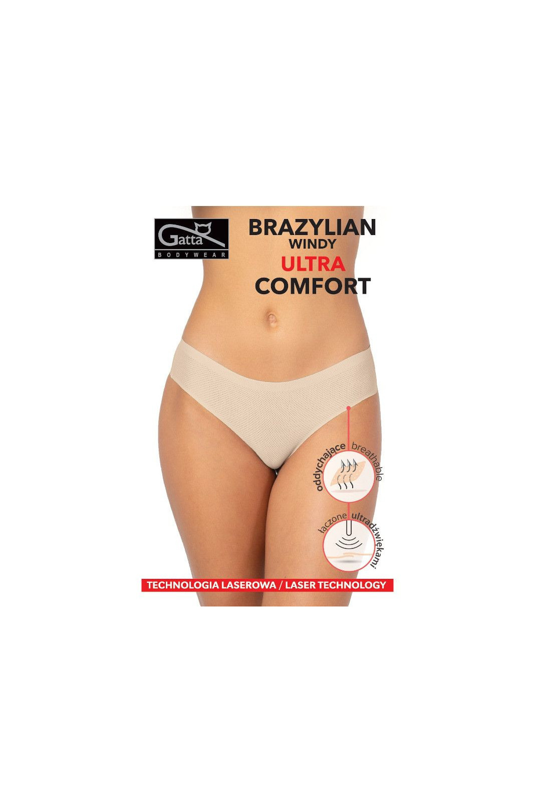 Kelnaitės Braziliško kirpimo Windy Ultra comfort Smėlio