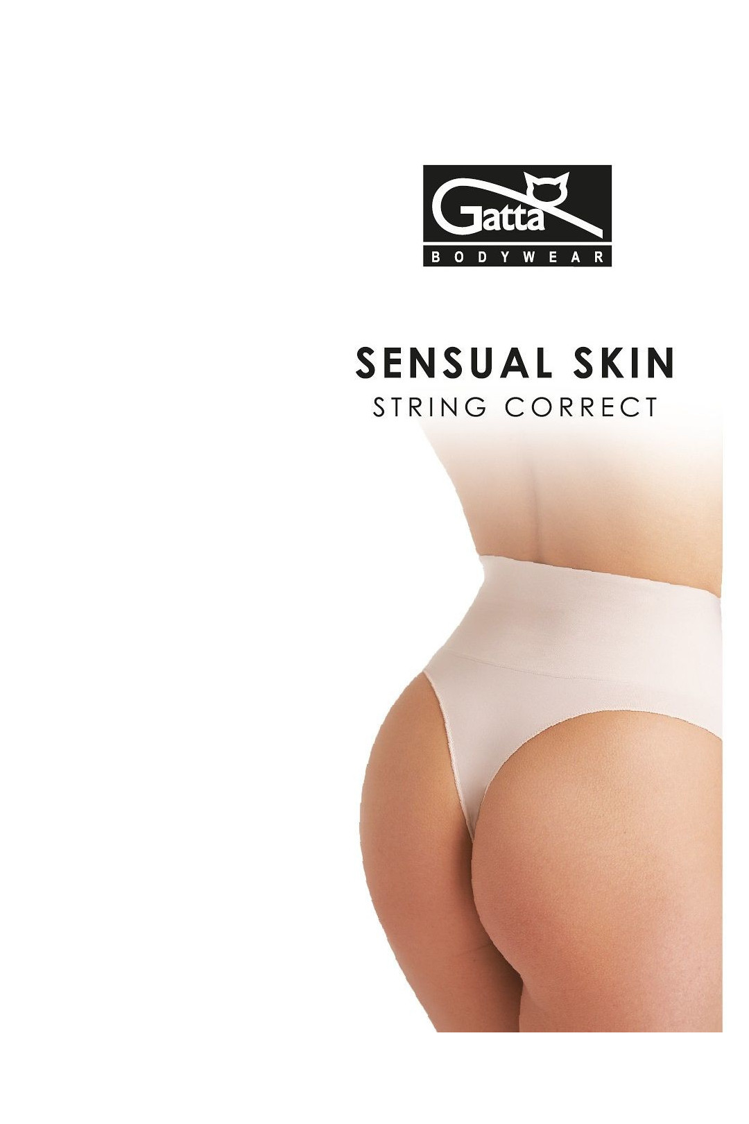 Siaurikės (stringai) Correct Sensual - juoda