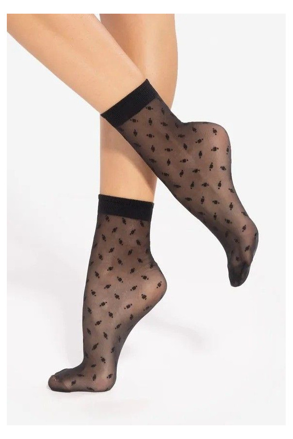 Kojinės Trendy Line 18 20 Den - juoda