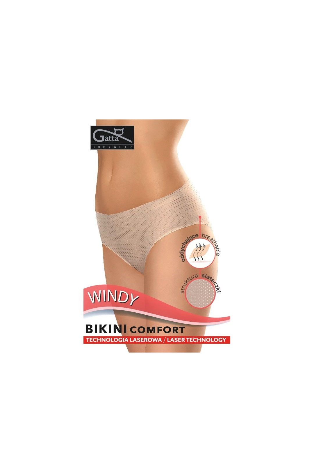 Kelnaitės Bikinis Windy Comfort by Gatta - juoda