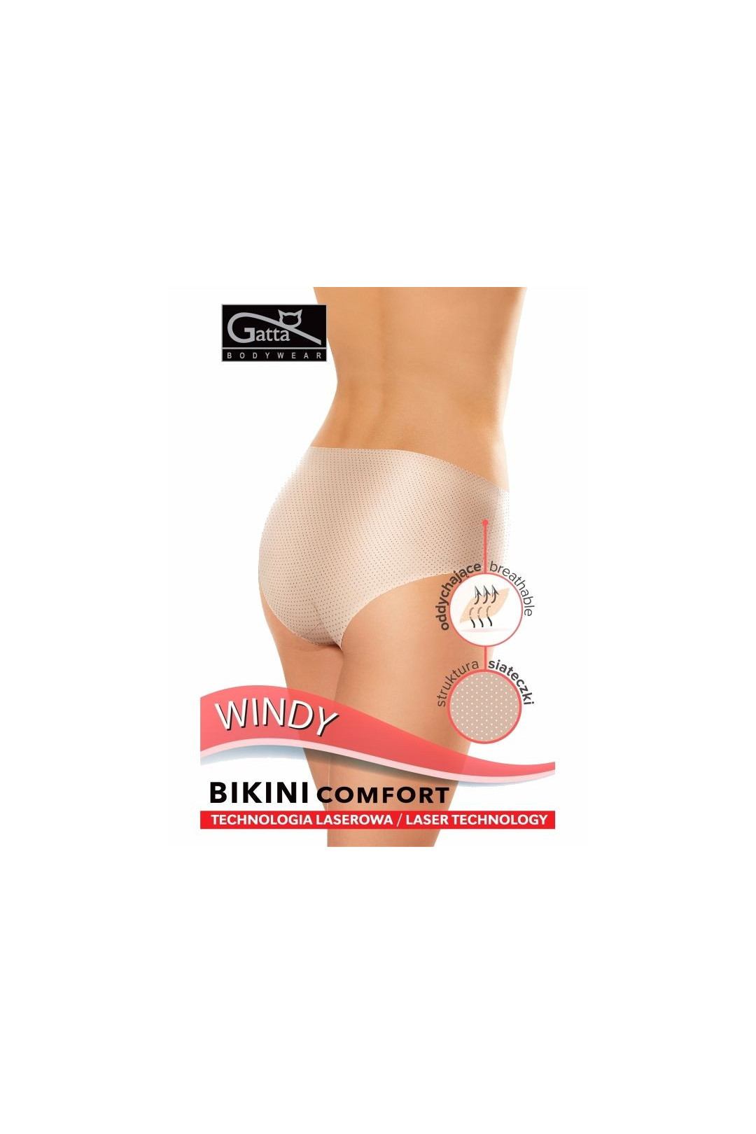 Kelnaitės Bikinis Windy Comfort by Gatta - juoda