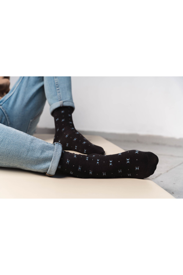 Kojinės 056-184 Grafito - pilka