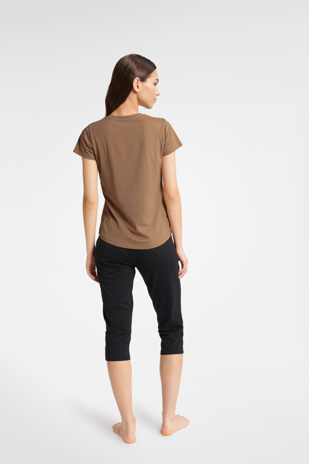 Pižama Boutique 40615-88X Karmelowo-Juoda