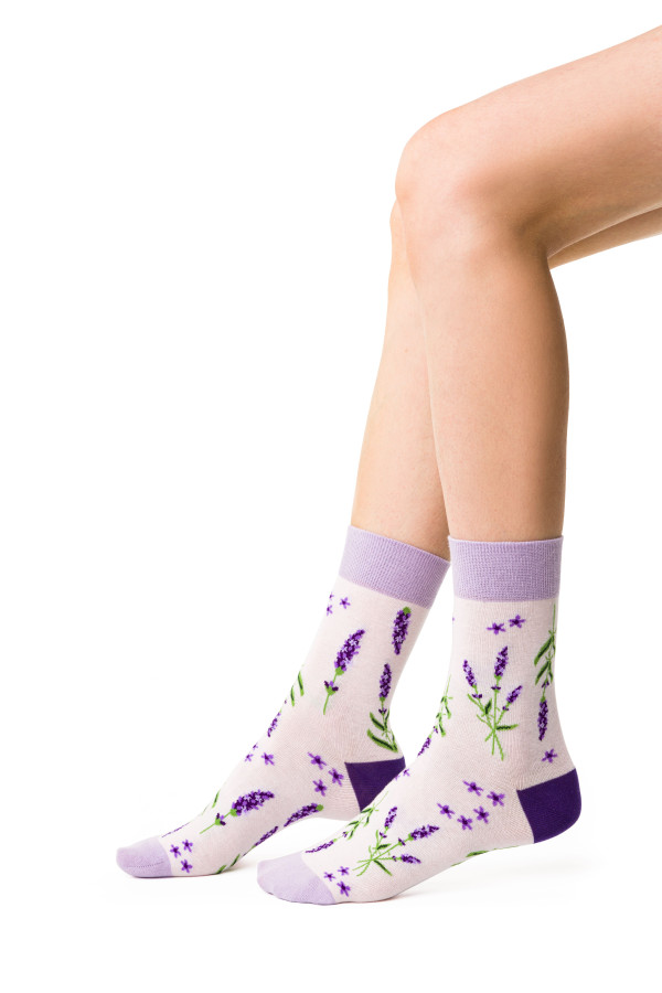 Kojinės 017-016 Šviesus Rožinė - rožinė