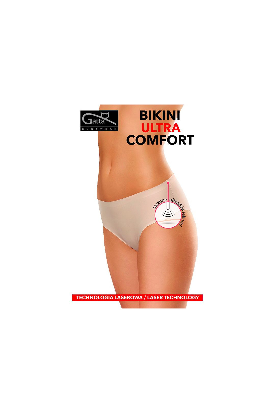 Kelnaitės Bikinis Ultra Comfort - balta
