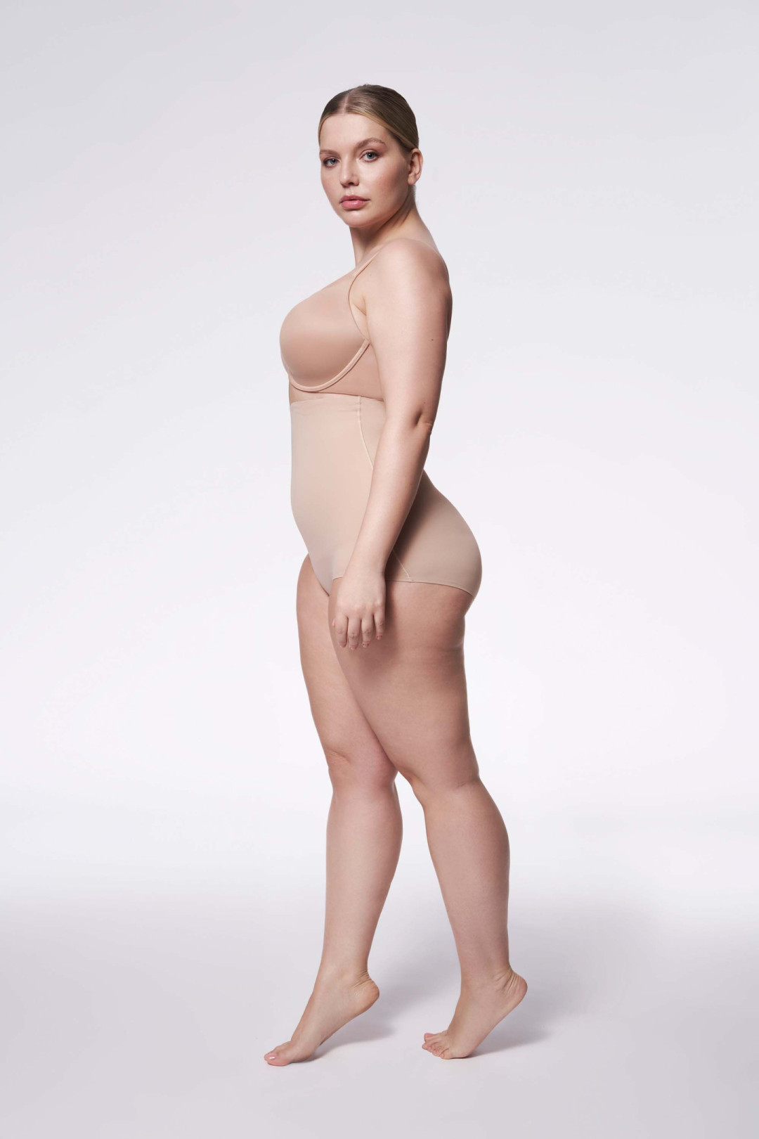 Kelnaitės 241 Basic High-Waist apatiniai Natūrali
