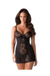 Naktinukai Heartina Chemise Juoda + siaurikės dovanų! Naktinukai Heartina Chemise Juoda + siaurikės dovanų!