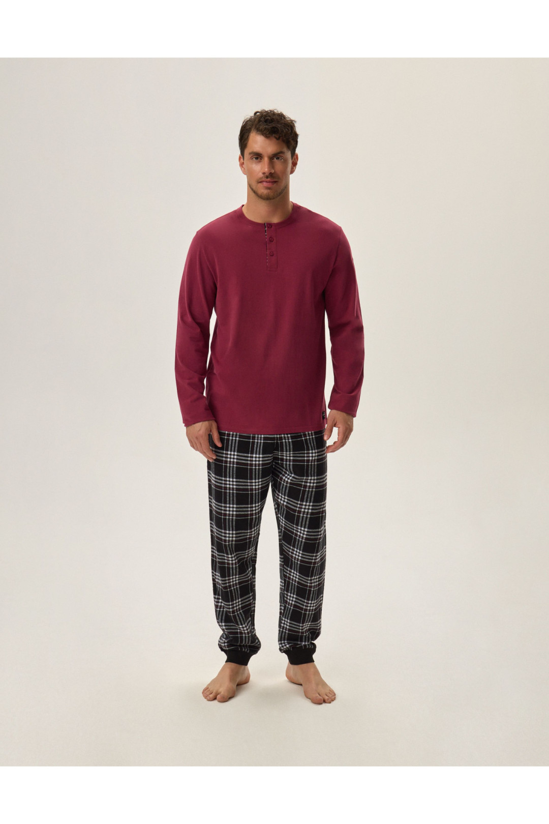 Pižama Honor 41919-83X kaštoninė