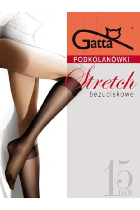 Kojinės iki kelių Stretch 15 Den - golden Kojinės iki kelių Stretch 15 Den - golden