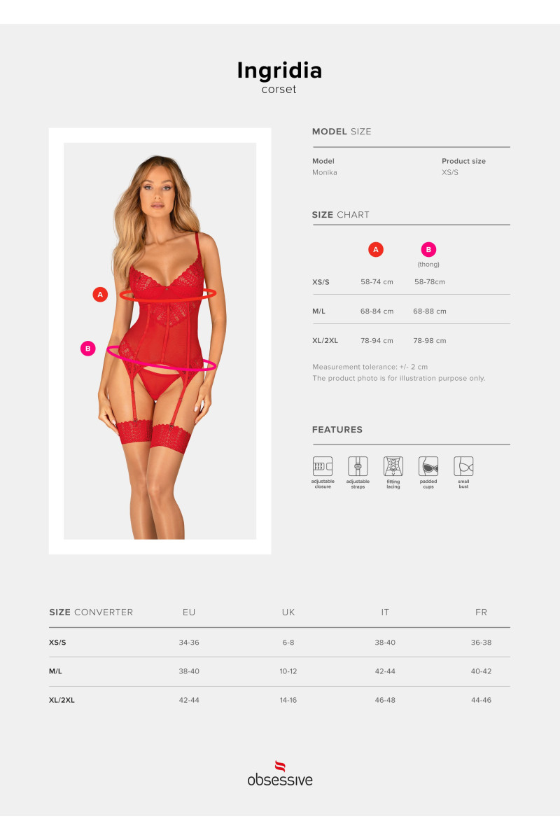 Korsetas Ingridia + siaurikės dovanų!