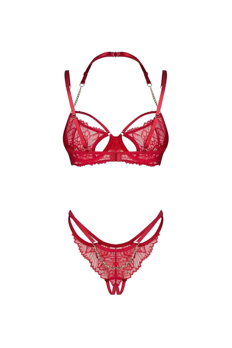 Komplektas Matildea Crotchless komplektas