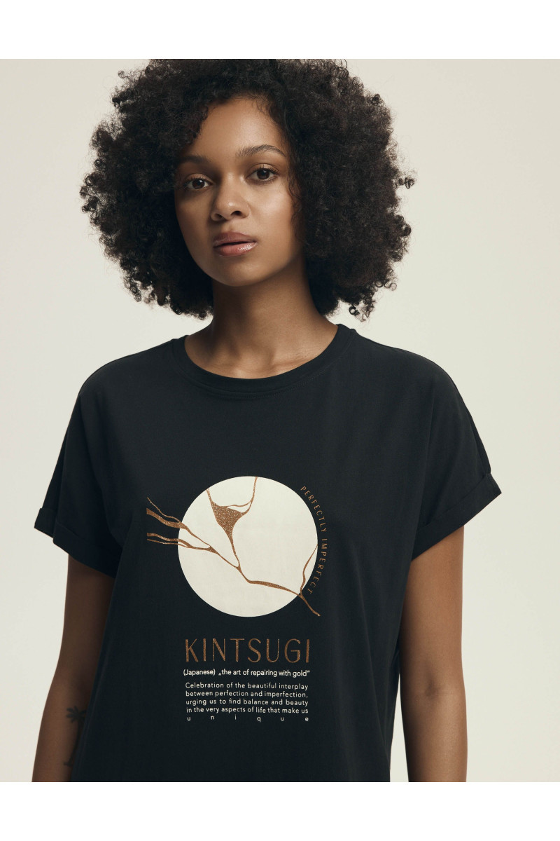 Naktiniai marškiniai Dairoku 43729 Juoda