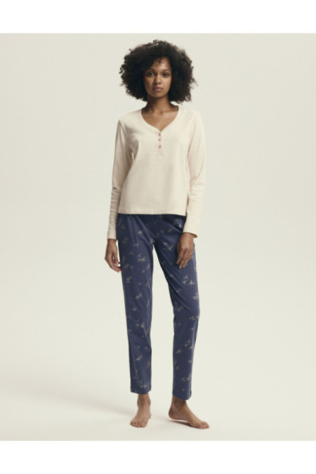 Pižama Delanie 43698 Ecru