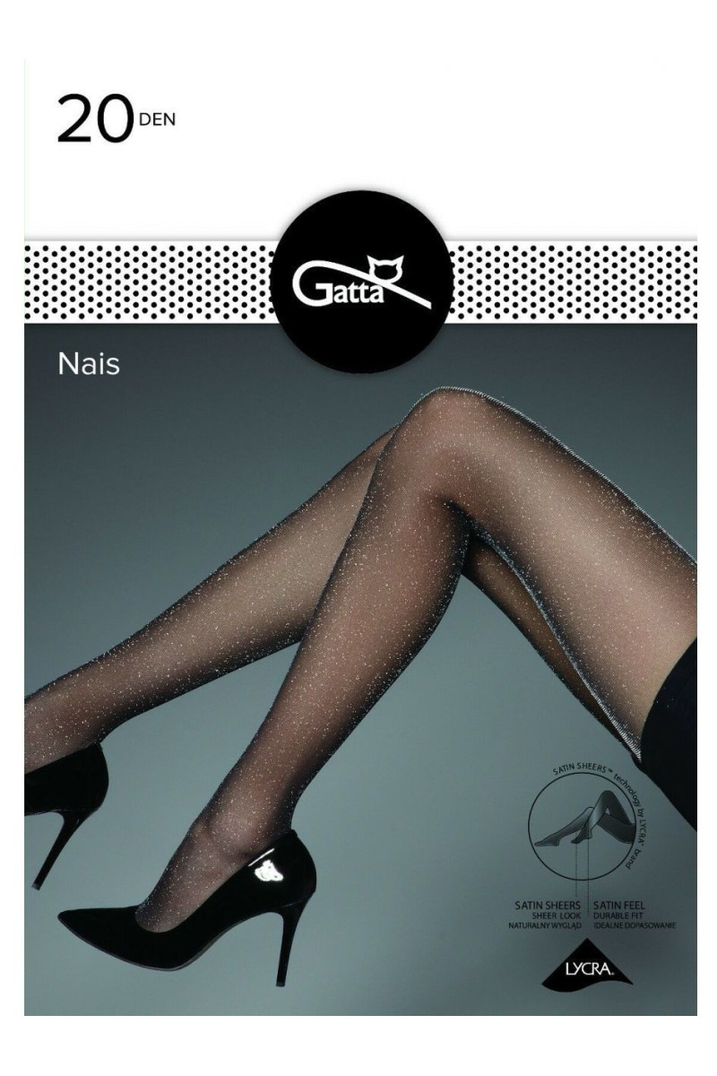 Pėdkelnės   Nais Lurex - juoda/golden