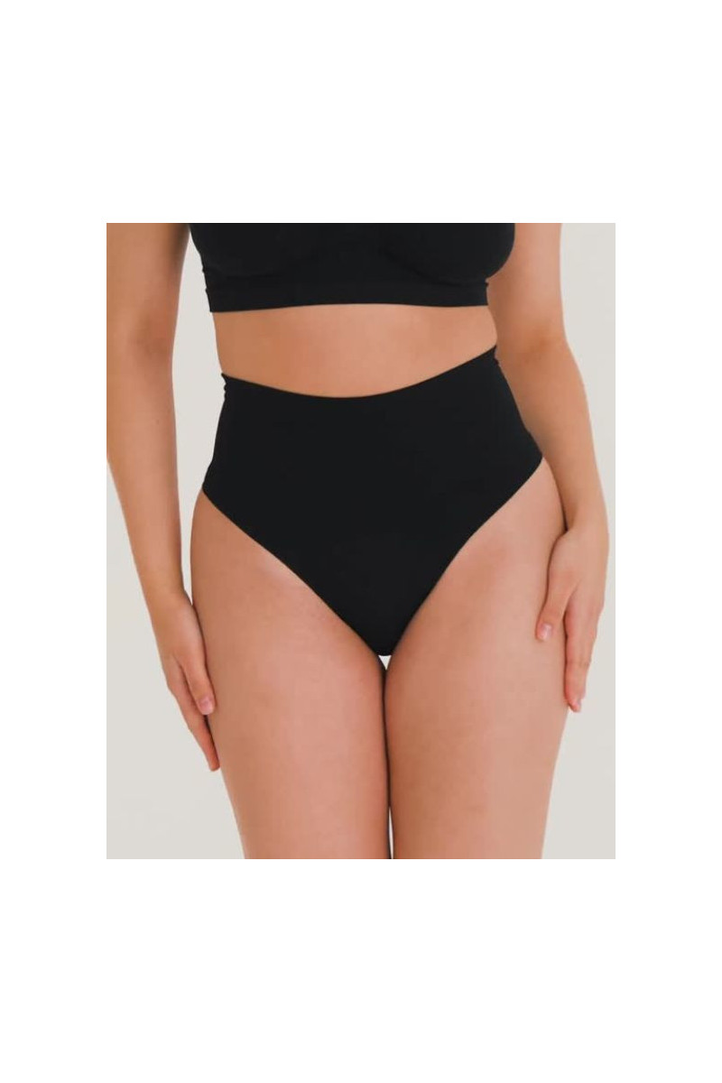 Kelnaitės S124 Shapewear Braziliško kirpimo Juoda