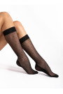 Kojinės iki kelių Dots Massage 20 Den Black Juoda–LiviaCorsetti LT–Puskojinės