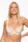 Liemenėlė Nellie 1282 Ecru–LiviaCorsetti LT–Pusiau kietais kaušeliais
