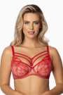 Liemenėlė 1305 Raudona–LiviaCorsetti LT–Minkštos Liemenėlės