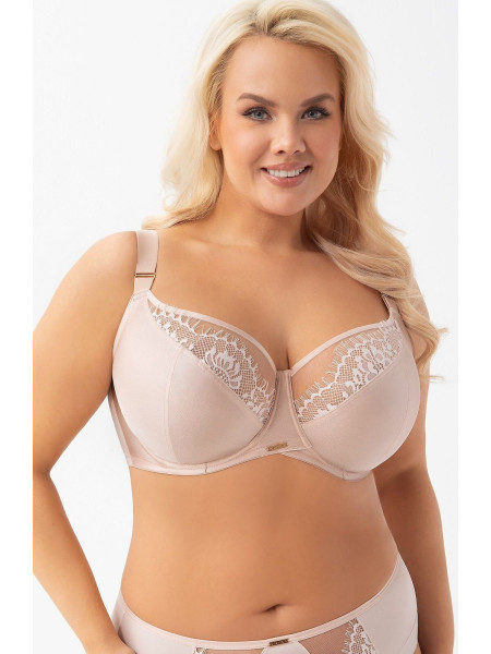 Liemenėlė Evia K937 Smėlio–LiviaCorsetti LT–Minkštos Liemenėlės