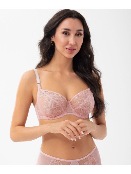 Liemenėlė Loni K918 Rožinė–LiviaCorsetti LT–Minkštos Liemenėlės