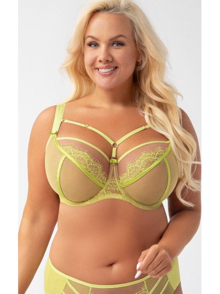 Liemenėlė Paradise K496/2 Citrinų–LiviaCorsetti LT–Liemenėlės