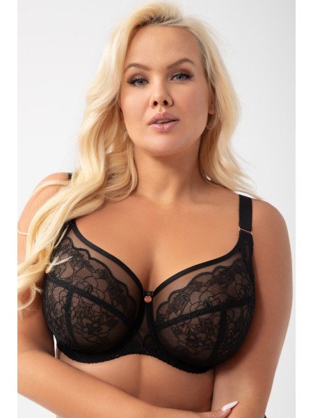 Liemenėlė Adore K930 Big Juoda–LiviaCorsetti LT–Minkštos Liemenėlės