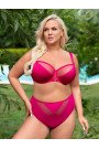 Liemenėlė K564/1 Fuksijų–LiviaCorsetti LT–Minkštos Liemenėlės