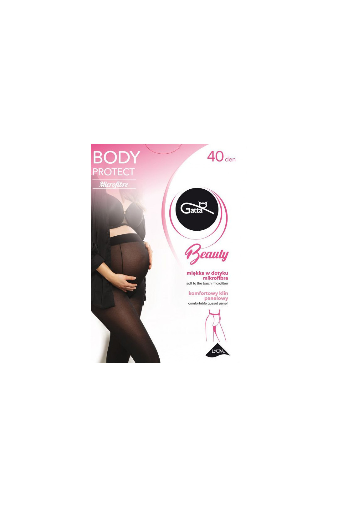 Pėdkelnės   Kūno triko Protect 40 Microfibre 40 Den - fumo