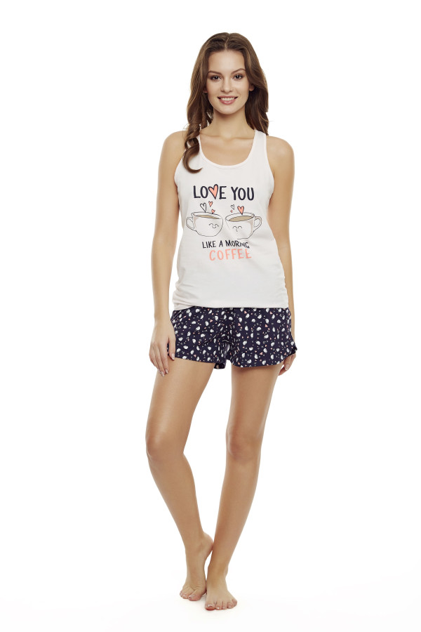 Pižama Danni 35831-03X Rožinė-Mėlyna - rožinė/mėlyna