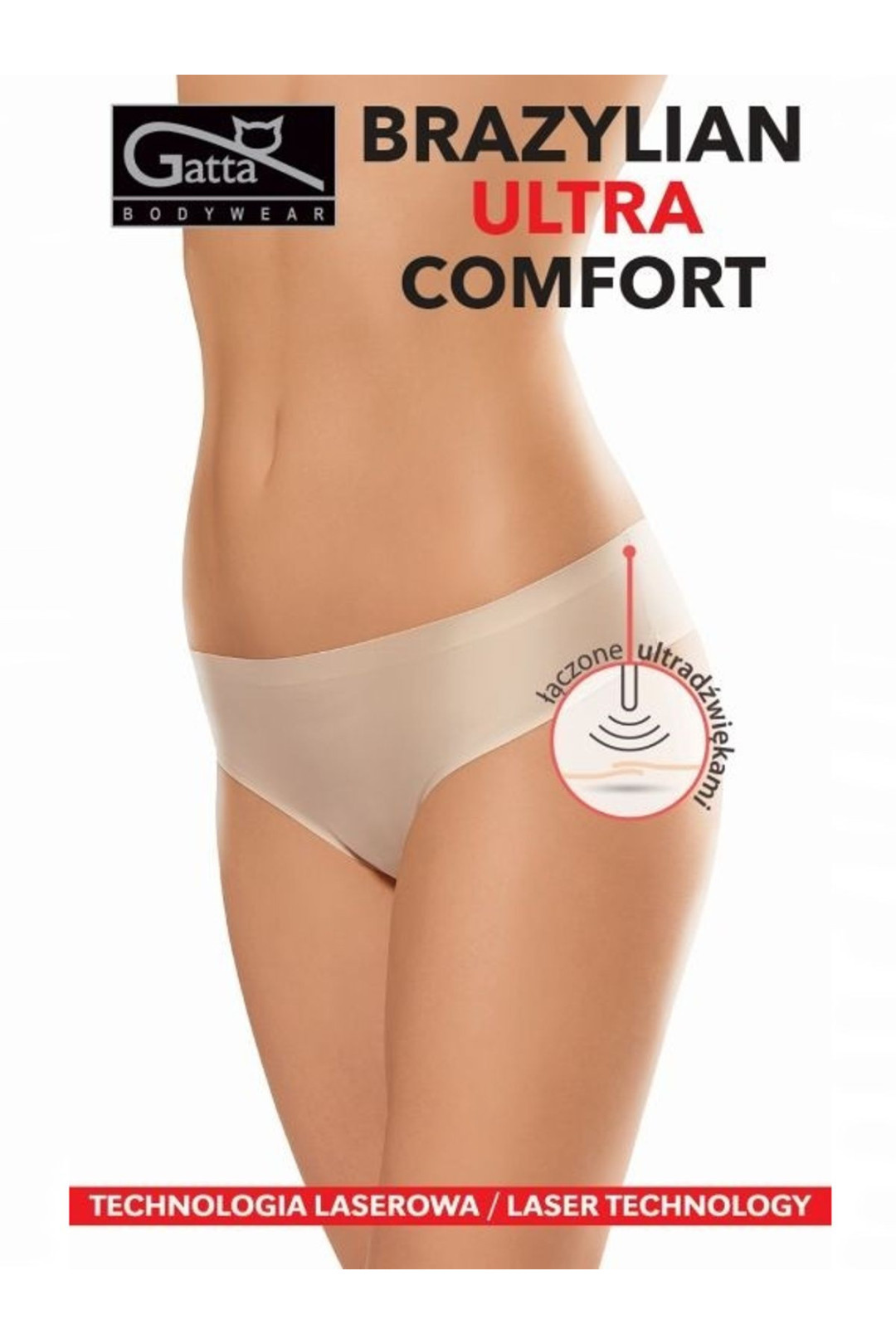 Kelnaitės Braziliško kirpimo Ultra Comfort - balta